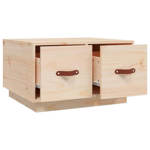 Sofabord 60x53x35 cm massivt fyrretræ