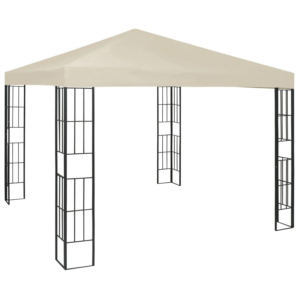 Pavillon 3x3 m cremefarvet