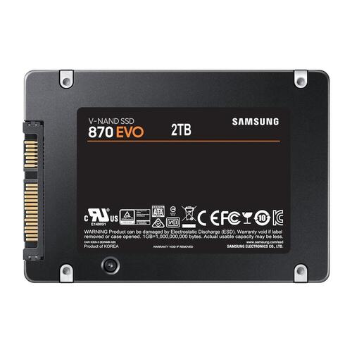 Ekstern harddisk Samsung MZ-77E2T0B/EU 2,5" 2 TB SSD 2 TB HDD