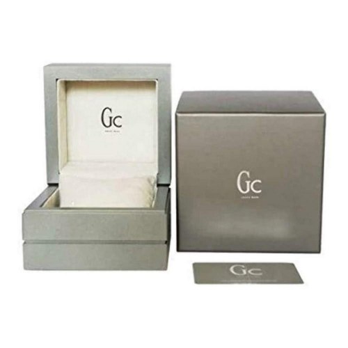GC Watches herreur X60016G1S - grå skive, brun læderrem (Ø 40 mm)