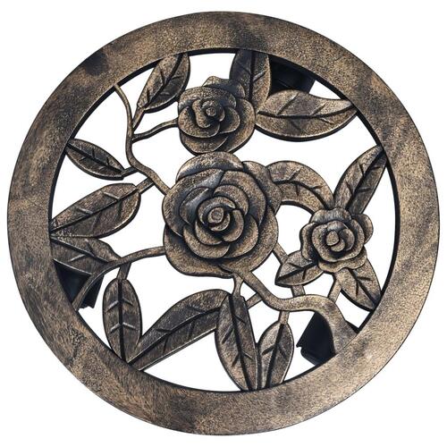 Plantevogne 6 stk. 30 cm plastik bronzefarvet
