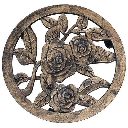 Plantevogne 6 stk. 38 cm plastik bronzefarvet