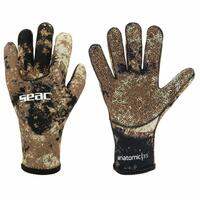 Fiskehandsker Seac Seac Camo 3,5 MM Brun L