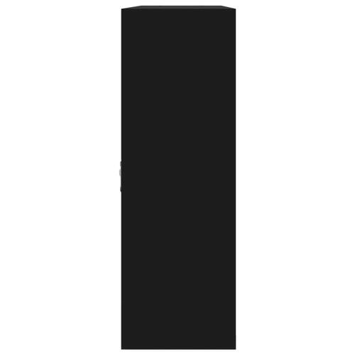Væghylde 8 rum sort