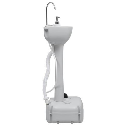 Transportabelt campingtoilet og håndvask