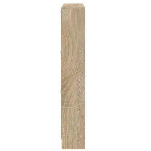 Skoskab 59x17x108 cm konstrueret træ egetræ