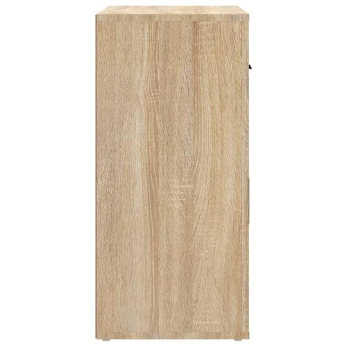 Skænk 80x33x70 cm konstrueret træ sonoma-eg