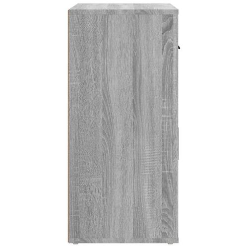 Skænk 80x33x70 cm konstrueret træ grå sonoma-eg