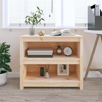 Bogreol 80x35x68 cm massivt fyrretræ