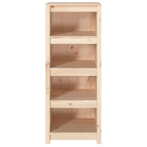 Bogreol 50x35x125,5 cm massivt fyrretræ