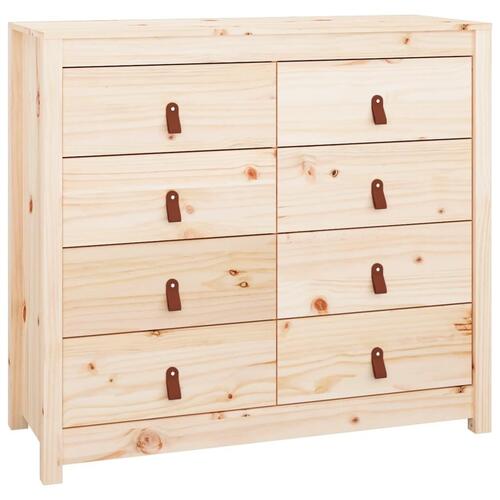 Kommode 100x40x90 cm massivt fyrretræ