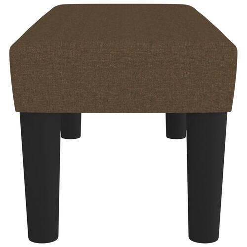 Bænk 70x30x30 cm stof brun