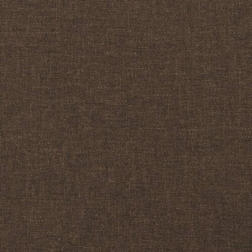 Bænk 70x30x30 cm stof brun