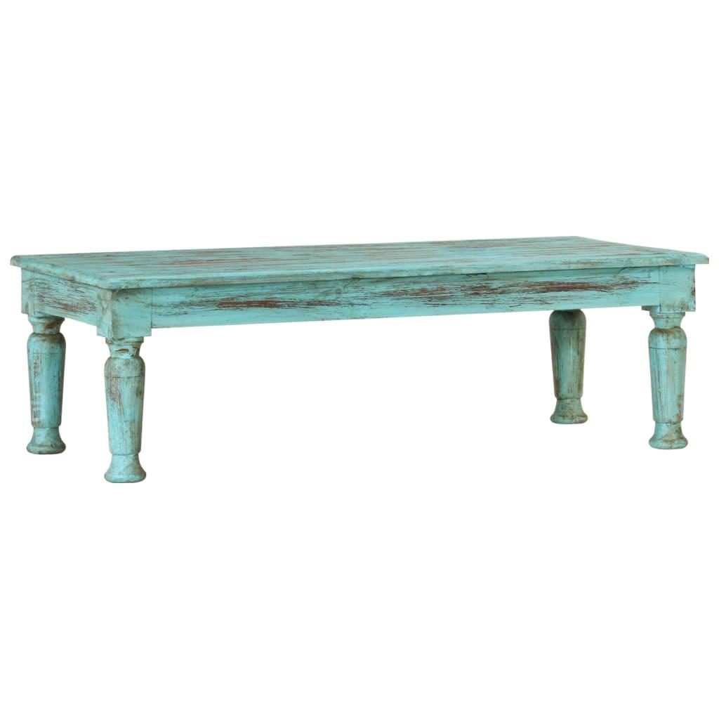 Sofabord 110x50x34 cm massivt genbrugstræ