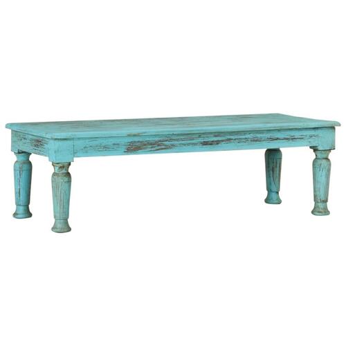 Sofabord 110x50x34 cm massivt genbrugstræ