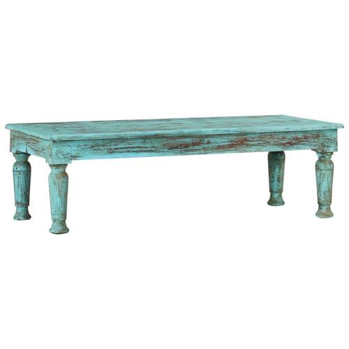 Sofabord 110x50x34 cm massivt genbrugstræ