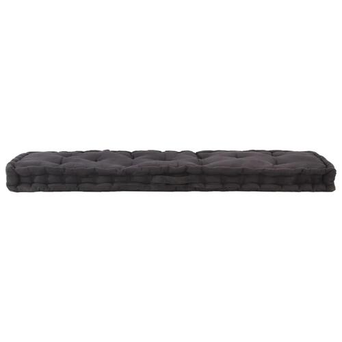 Hynde til pallesofa 120x40x7 cm sort