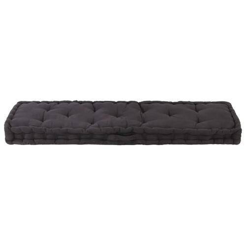 Hynde til pallesofa 120x40x7 cm sort