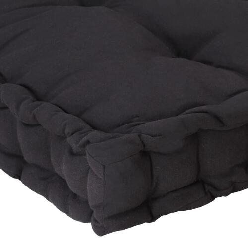 Hynde til pallesofa 120x40x7 cm sort