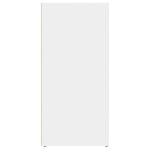 Skænk 40x33x70 cm konstrueret træ hvid