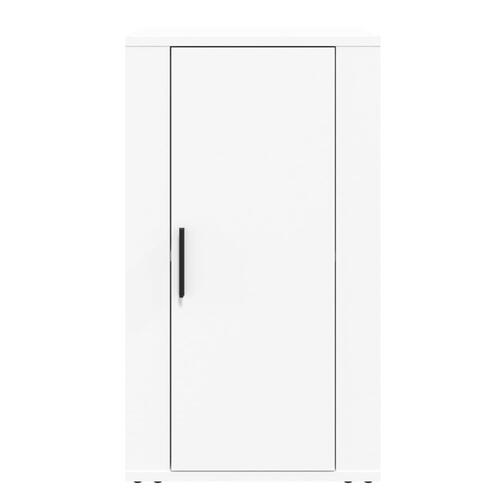 Skænk 40x33x70 cm konstrueret træ hvid