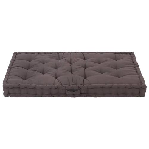 Hynde til pallesofa 120x80x10 cm antracitgrå