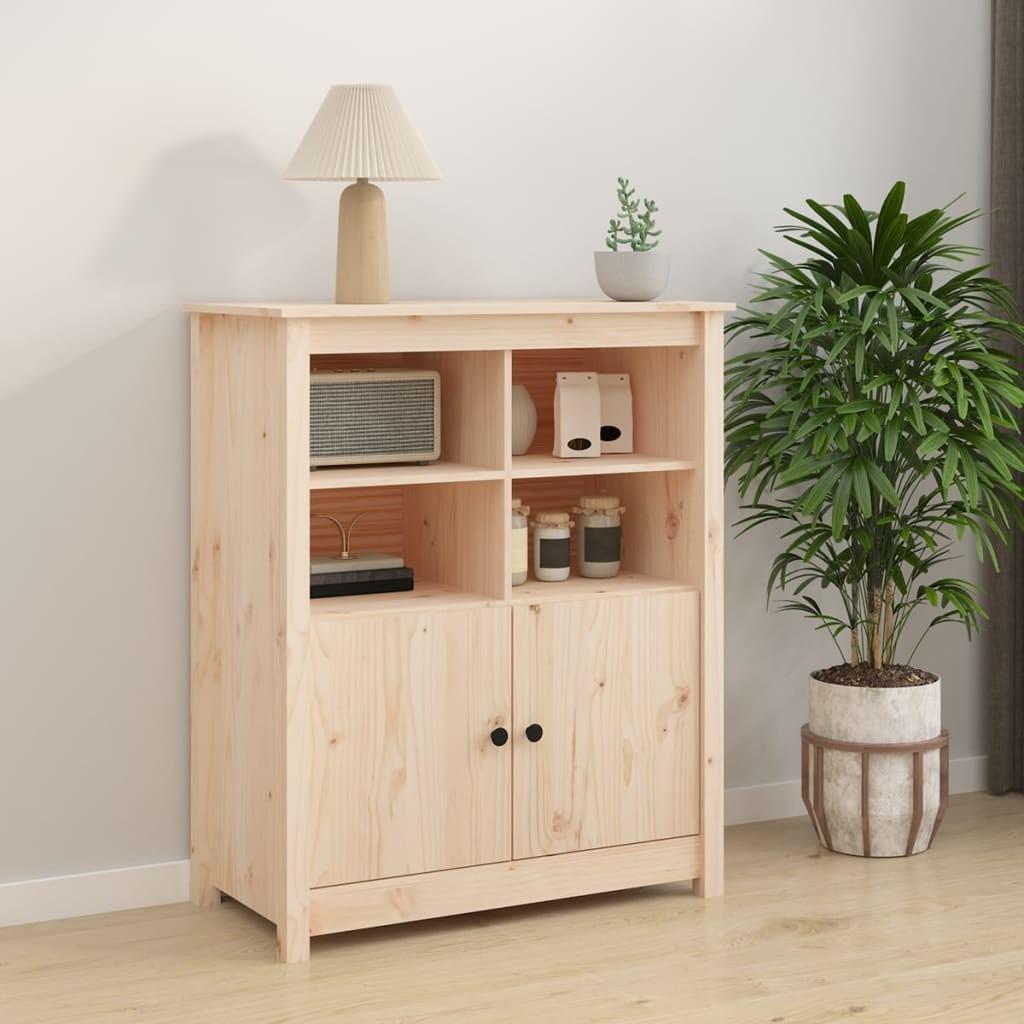 Skænk 83x41,5x100 cm massivt fyrretræ