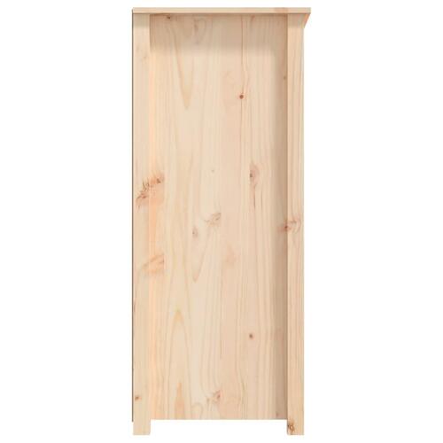 Skænk 83x41,5x100 cm massivt fyrretræ