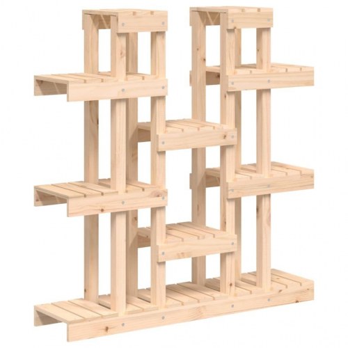 Plantestativ i massivt fyrretræ - 104,5 × 25 × 109,5 cm