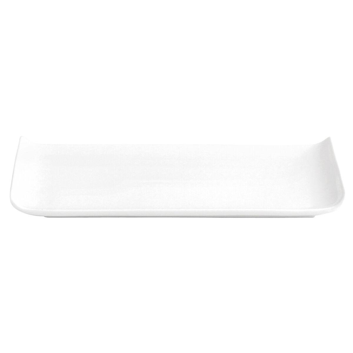 Tallerken Quid Chef Baguette Keramik Hvid (25 x 12 cm) (Pack 6x)