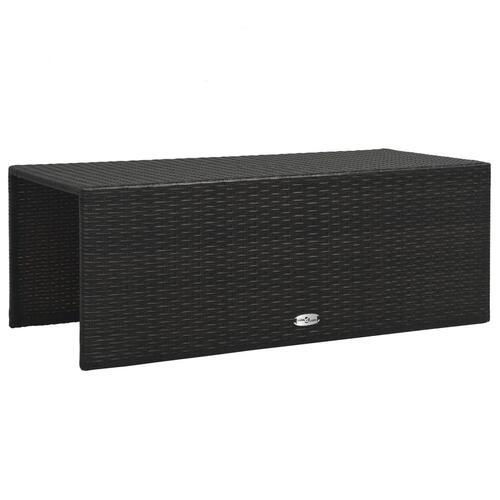 Haveloungesæt 6 dele med hynder polyrattan brun