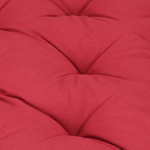 Hynde til pallesofa 120x80x10 cm bomuld bordeauxfarvet