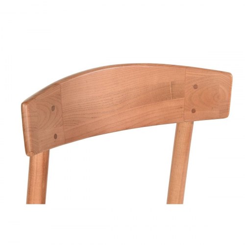 Spisebordsstol - brun elmetræ, 48 × 40 × 76 cm