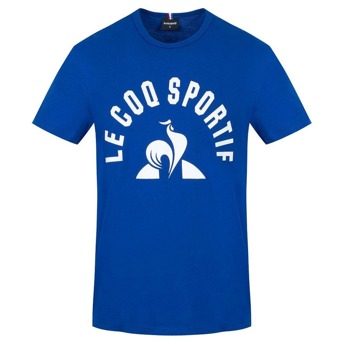 Kortærmet T-shirt til Mænd BAT TEE SS Nº2M Le coq sportif 2220665 Blå - L
