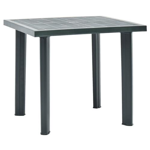 Havebord 80 x 75 x 72 cm plastik grøn
