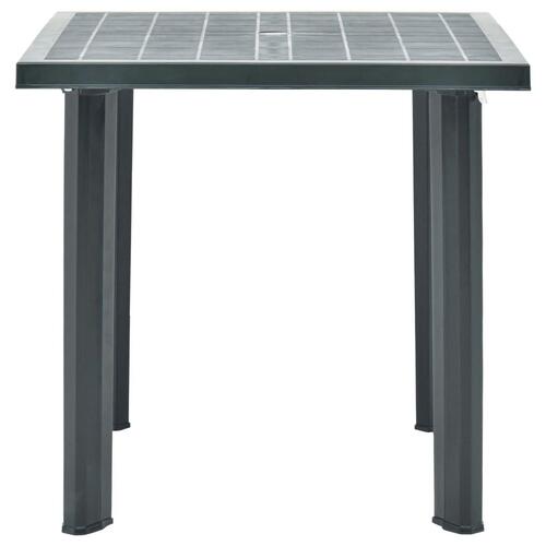 Havebord 80 x 75 x 72 cm plastik grøn