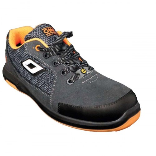 Sikkerhedssko OMP Meccanica Pro Sport S1P - orange/grå - str. 40