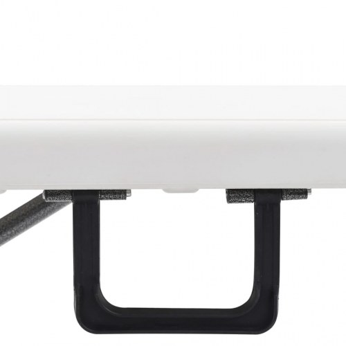 Foldbare havebænke - 2 stk. 180 cm i HDPE, hvid