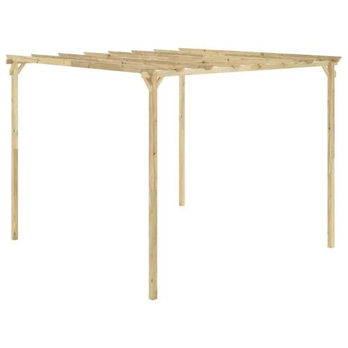 Havepergola 294x294x220 cm imprægneret fyrretræ