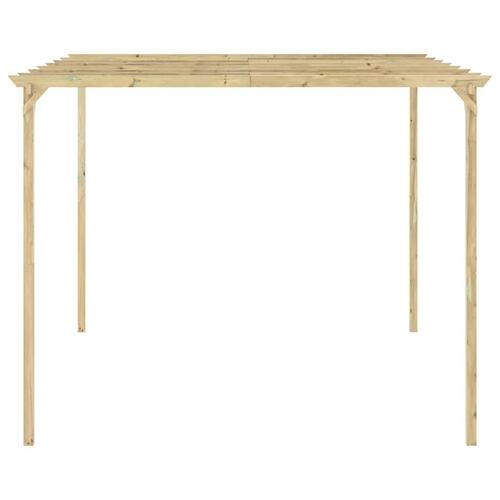 Havepergola 294x294x220 cm imprægneret fyrretræ