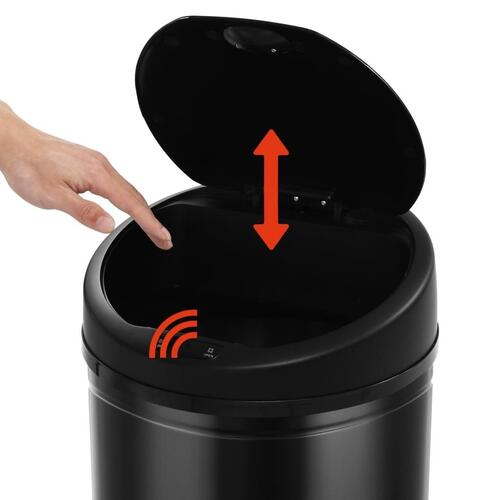 Skraldespand med automatisk sensor 32 l sort