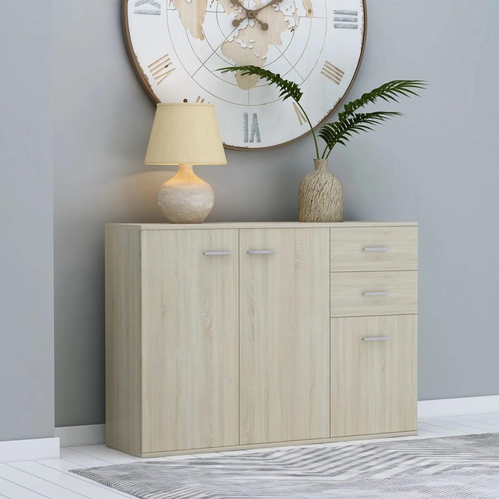 Skænk 105x30x75 spånplade sonoma-eg