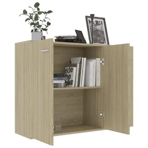 Skænk 105x30x75 konstrueret træ sonoma-eg