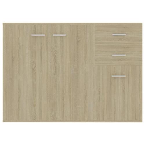 Skænk 105x30x75 konstrueret træ sonoma-eg