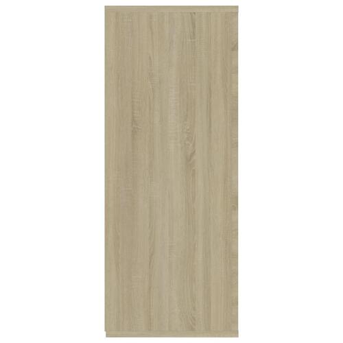 Skænk 105x30x75 konstrueret træ sonoma-eg