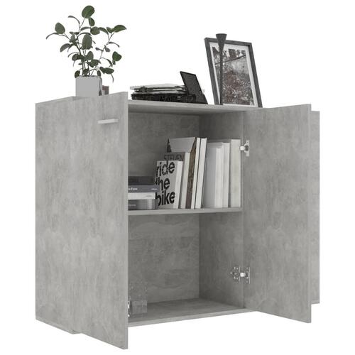 Skænk 105x30x75 cm konstrueret træ betongrå