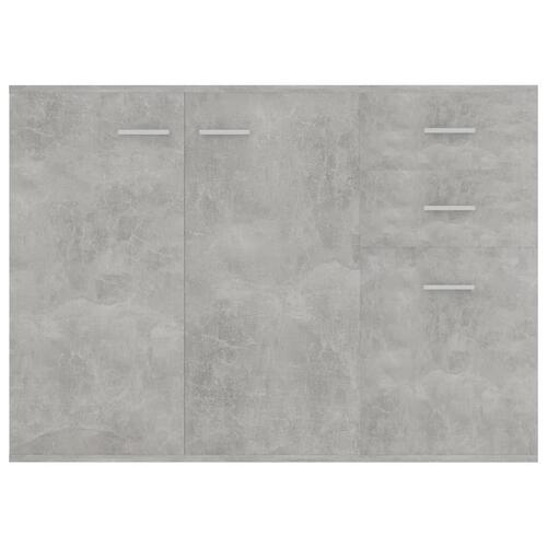 Skænk 105x30x75 cm konstrueret træ betongrå