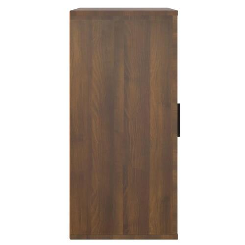 Skænk 40x33x70 cm konstrueret træ brun egetræsfarve