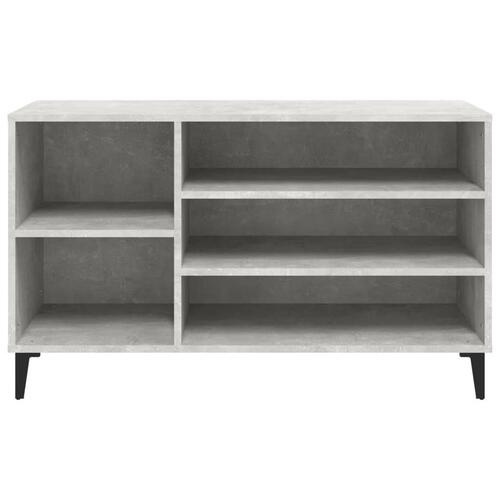 Skoreol 102x36x60 cm konstrueret træ betongrå