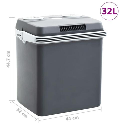 Bærbar termoelektrisk køleboks 32 l 12 V 230 V A++